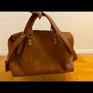 leather duffle bag